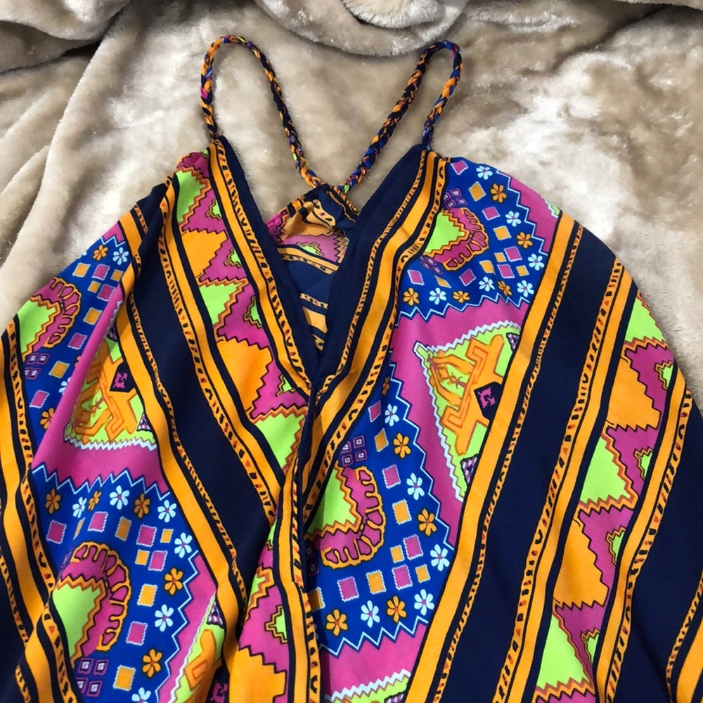 🧡💙💚💕Beautiful handkerchief dress; size M
